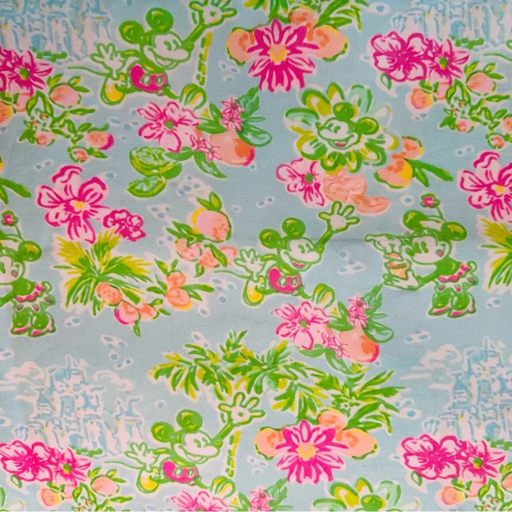 Lilly Pulitzer X Disney Inspired handmade table runner